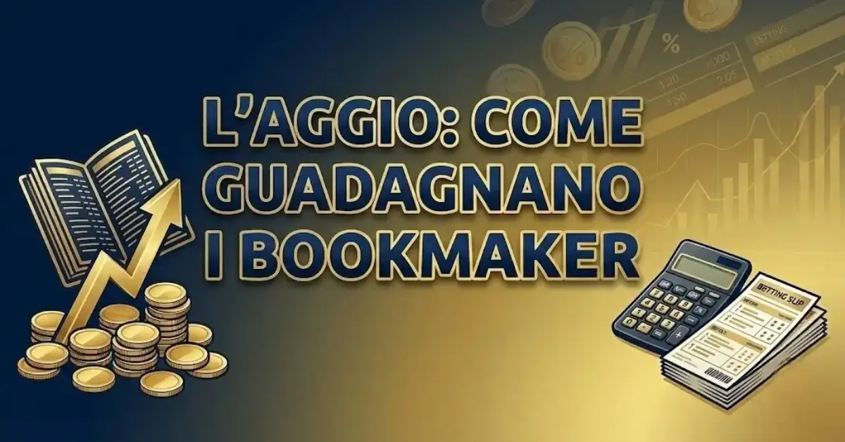 Aggio: definizione e come guadagnano i bookmaker